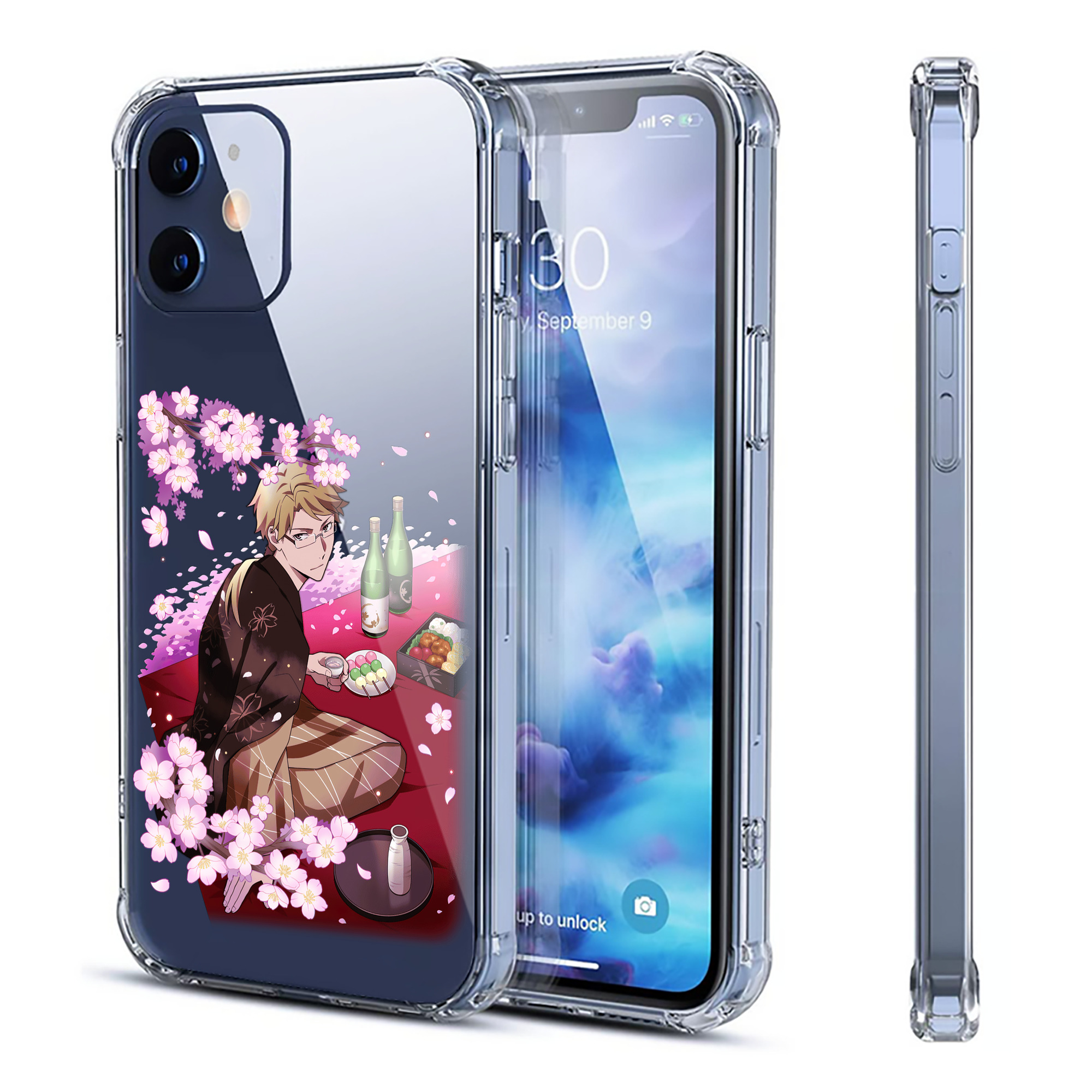 （画像用） 文豪ストレイドッグス Bungo Stray Dogs 【iPhone 12シリーズ対応】透明スマホケース（クリアソフトケース）